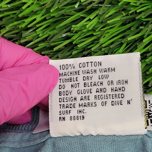 Vintage 1998 Body-Glove Surfer Shirt Large 21x29 Blue USA - Picture 8 of 15